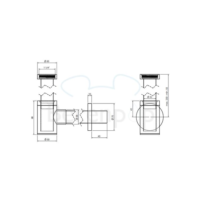 Clou InBe IB0653002 designsifon chroom