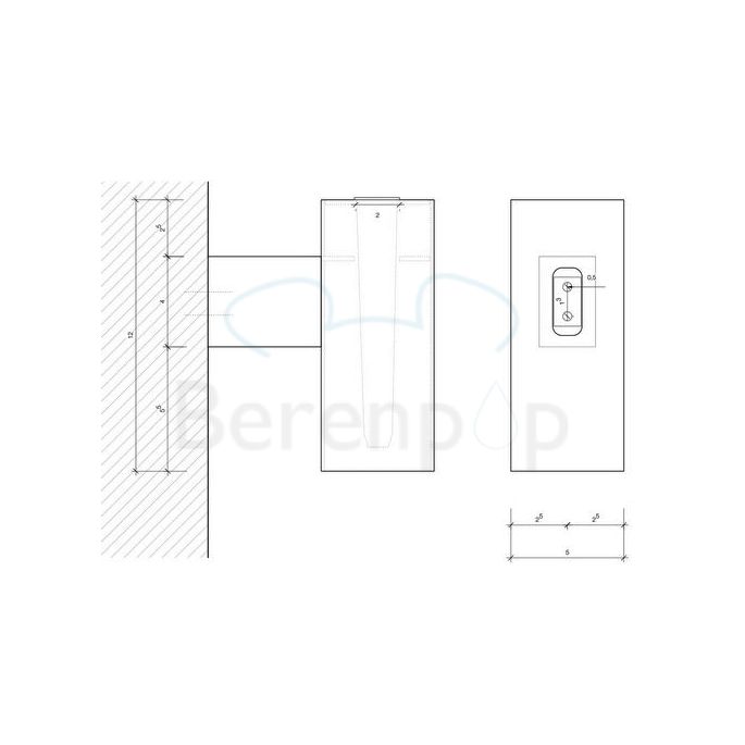Decor Walther Tube 0541800 TB VKH kaarshouder/ bloemhouder chroom