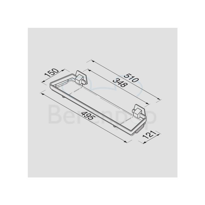 Geesa Standard 91719150 planchet 50cm chroom