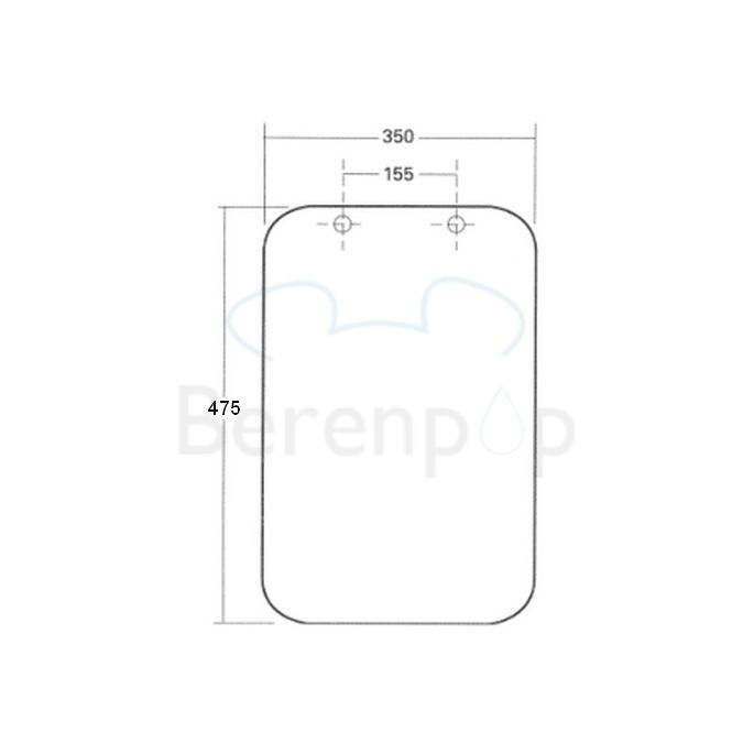 Keramag Era 574510 toiletzitting met deksel wit