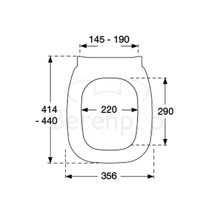 Pressalit Code 778000-DD7999 toiletzitting met deksel wit