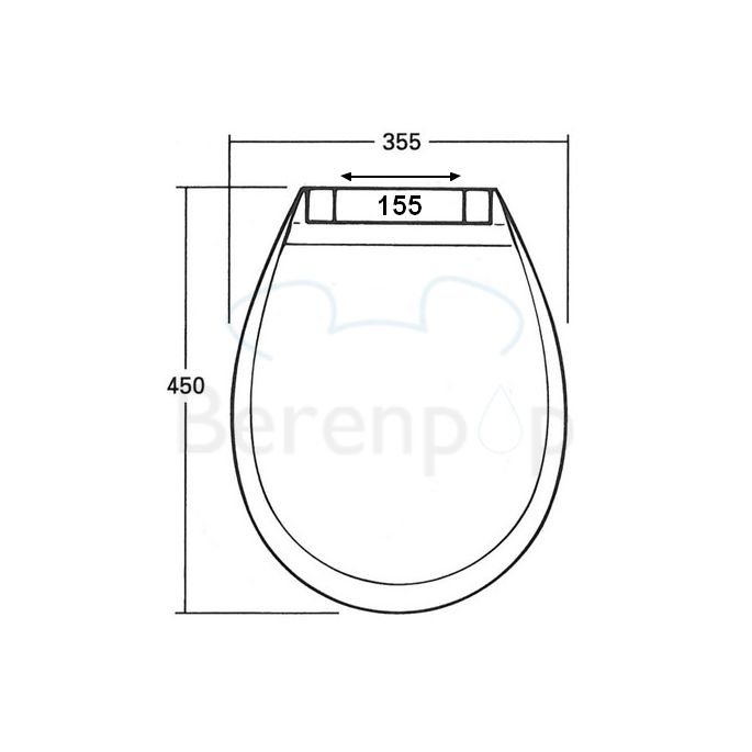 Sphinx 280 S8H51306000 toiletzitting met deksel wit *niet meer leverbaar*