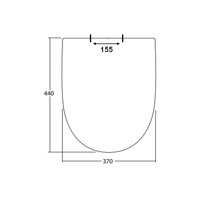 Sphinx 300 Basic S8H51109000 toiletzitting met deksel wit *niet meer leverbaar*