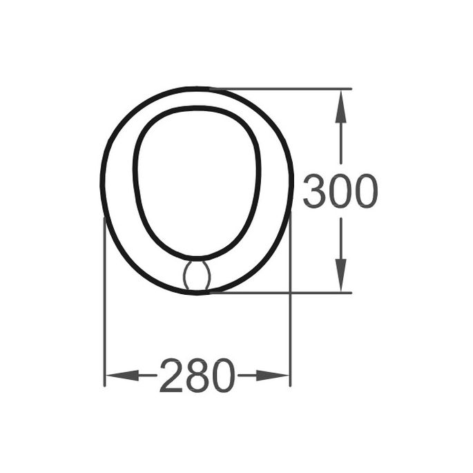 Sphinx 300 Kids S8H51101020 toiletzitting (kinderzitting) zonder deksel rood *niet meer leverbaar*