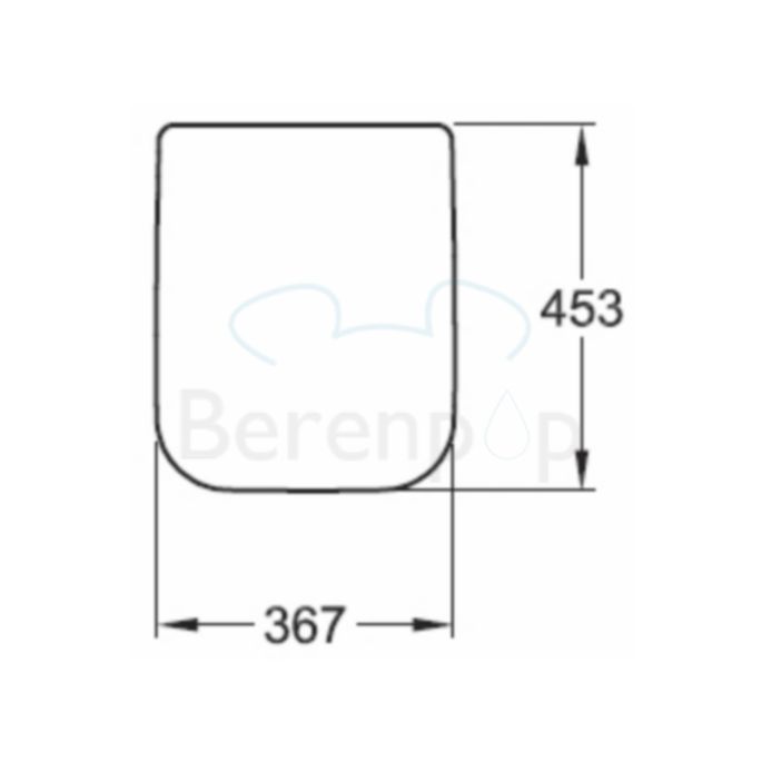 Sphinx 320 S8H51201000 toiletzitting met deksel wit *niet meer leverbaar*