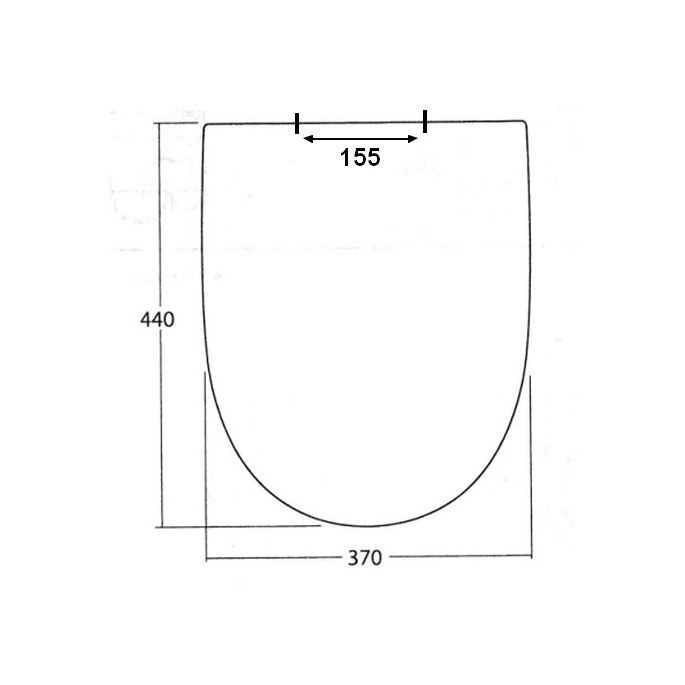 Sphinx 345 S8H509SC000 toiletzitting met deksel wit *niet meer leverbaar*