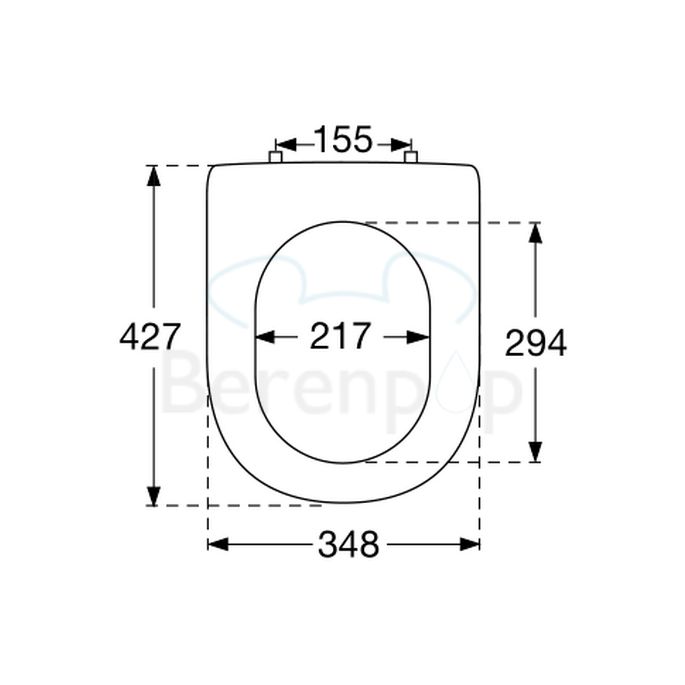 Villeroy en Boch Magnum 99506101 toiletzitting met deksel wit *niet meer leverbaar*