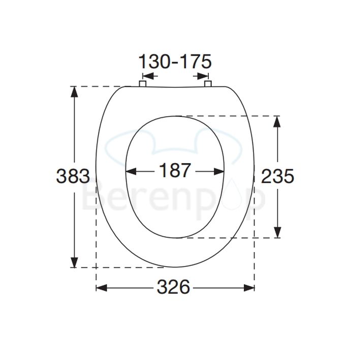 Villeroy en Boch Omnia Pro / O.Novo 88206101 toiletzitting (kinderzitting) met deksel wit *niet meer leverbaar*