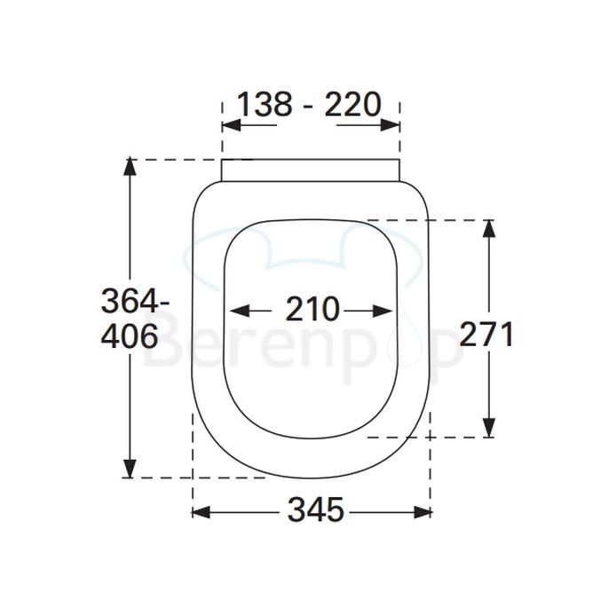 Villeroy en Boch Subway 1.0 Compact 9M66Q101 toiletzitting met deksel wit *niet meer leverbaar*