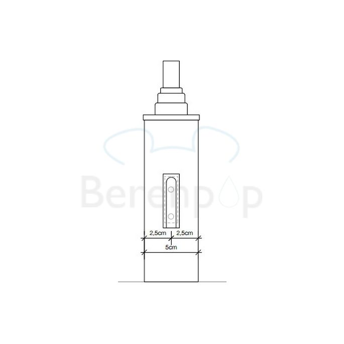 Decor Walther 0847682 DW 380 N zeepdispenser wand goud mat