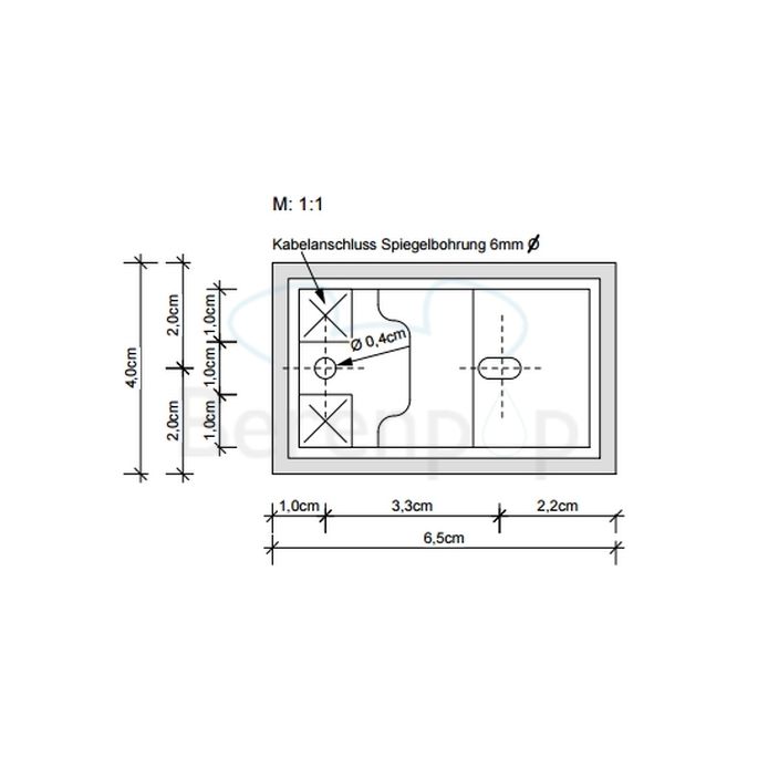 Decor Walther 0302460 OMEGA 20 wandlamp 30,5/50,5/100,5x4,5cm mat zwart