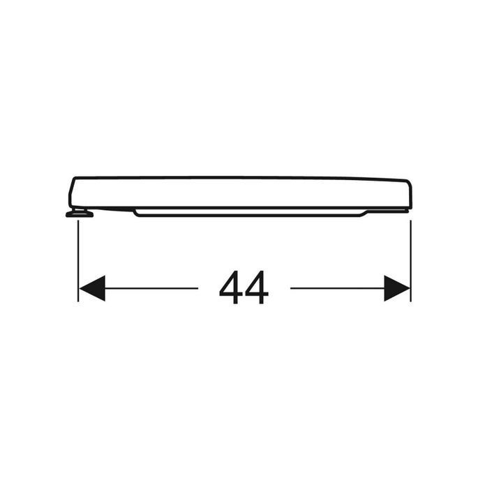 Geberit 300 Basic S8H51203000G toiletzitting met deksel wit