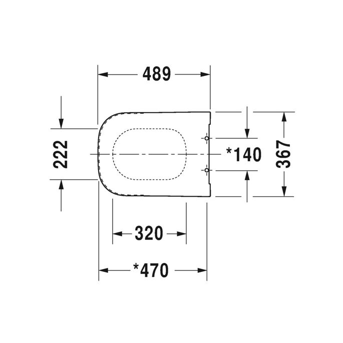 Duravit Happy D.2 0064610000 toiletzitting met deksel wit