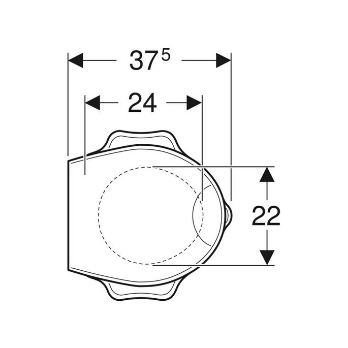 Geberit 300 Kids S8H51111150G turtle design toiletzitting (kinderzitting) met deksel geel