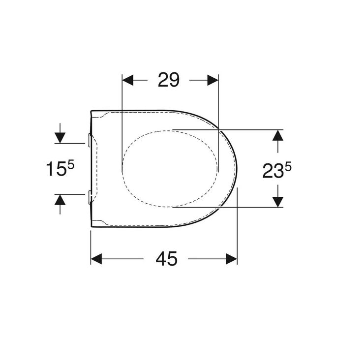 Geberit Icon 501660011 toiletzitting met deksel wit