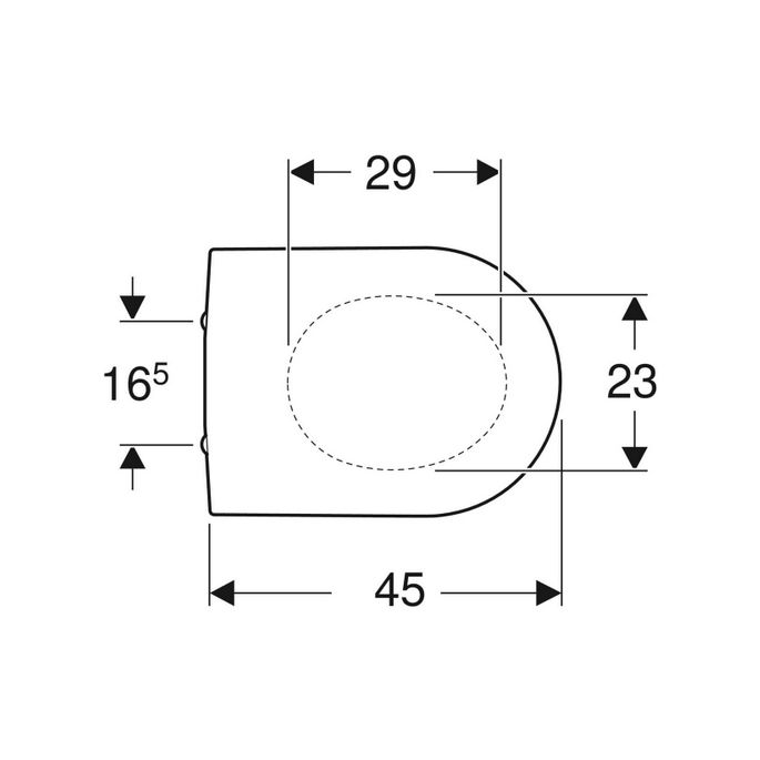 Geberit Icon 574120000 toiletzitting met deksel wit