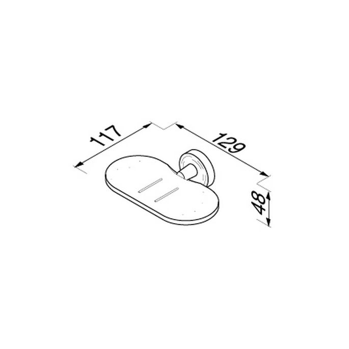 Geesa Nemox 916558-02 zeephouder chroom