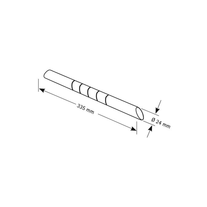 HSK Comfort & Onderhoud 100025 voetsteun universeel chroom