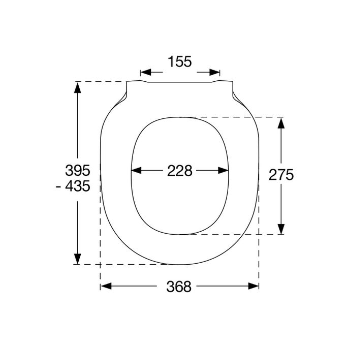 Pressalit Connexion 980011-DE9999 toiletzitting met deksel wit polygiene