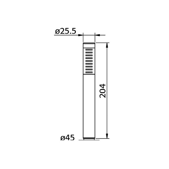 Pure 7512 handdouche chroom