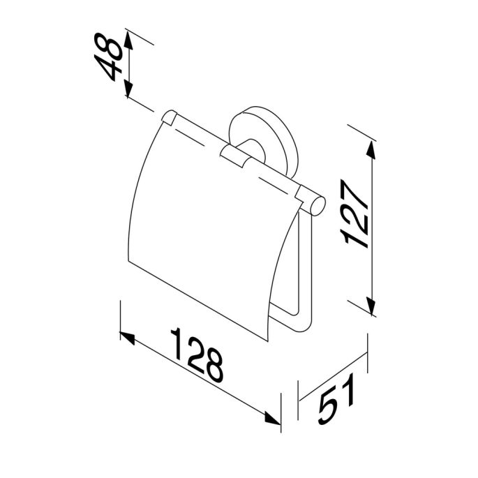 Geesa Nemox Brushed Gold 916508-07 toiletrolhouder met klep goud geborsteld