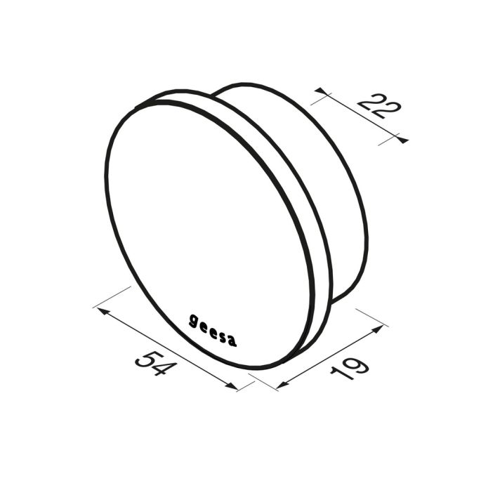 Geesa Opal Chrome 917245-02 handdoekhaak groot chroom