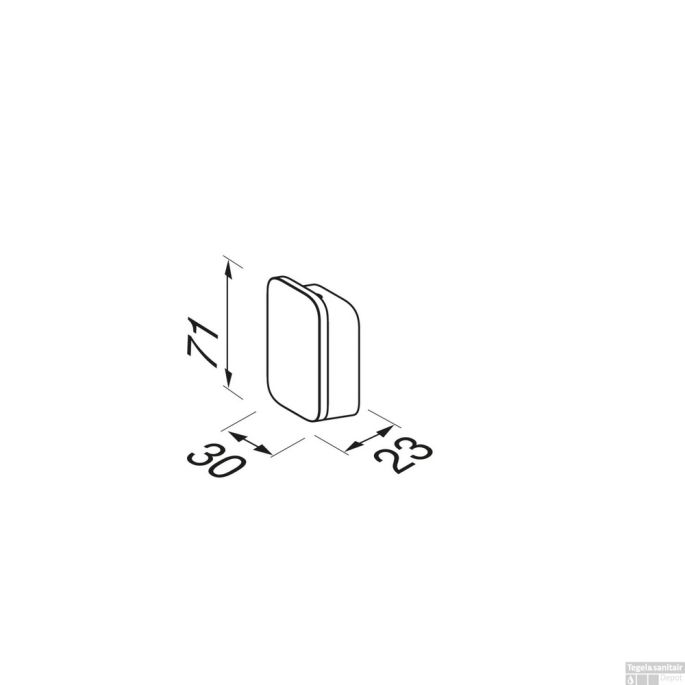 Geesa Shift Gold Brushed 919967-07 handdoekhaak medium geborsteld goud