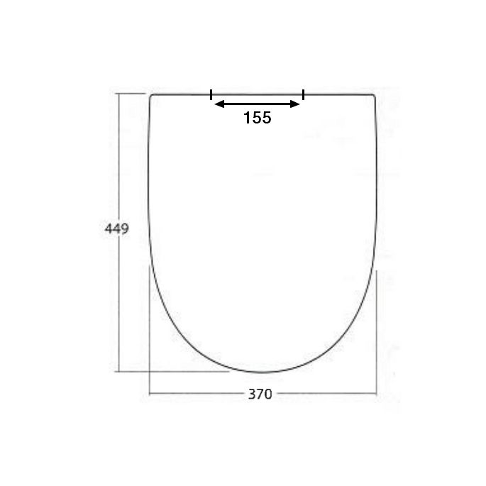 Sphinx 300 Comfort S8H50410000 OLW-22 toiletzitting met deksel wit (OUTLET)