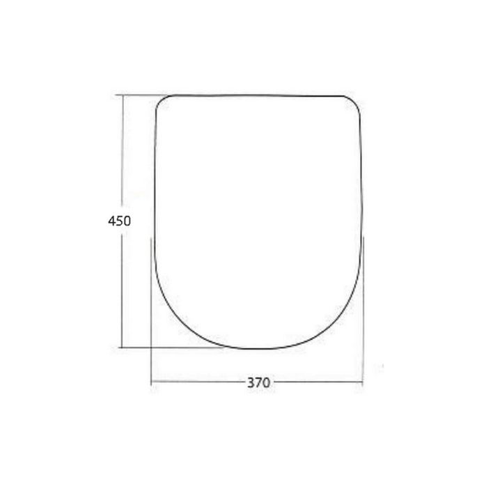 Sphinx 430 S8H51400000 OLW-15 softclose toiletzitting met deksel wit (OUTLET)
