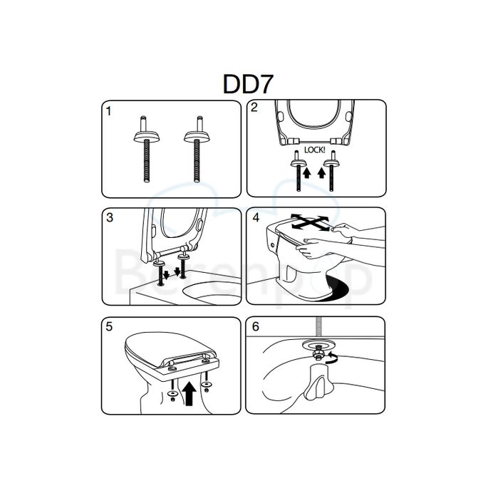 Pressalit DD7999 Code set verstelbare scharnieren chroom