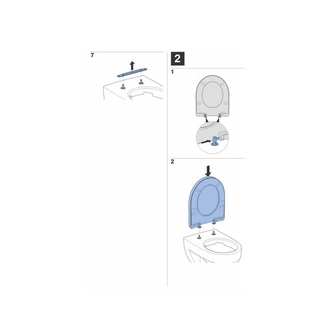 Geberit Icon 574120000 toiletzitting met deksel wit