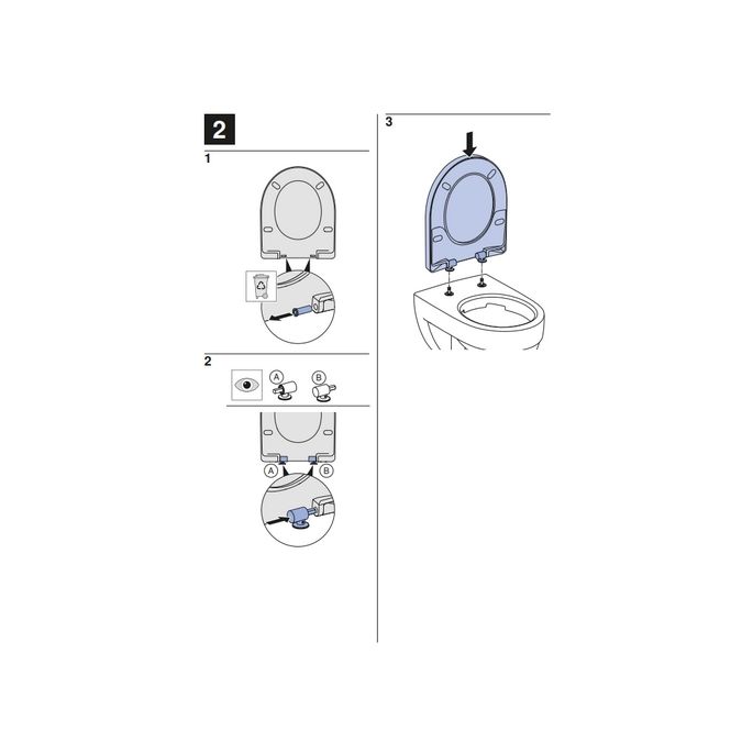 Geberit Acanto 500.660.01.2 toiletzitting met deksel wit