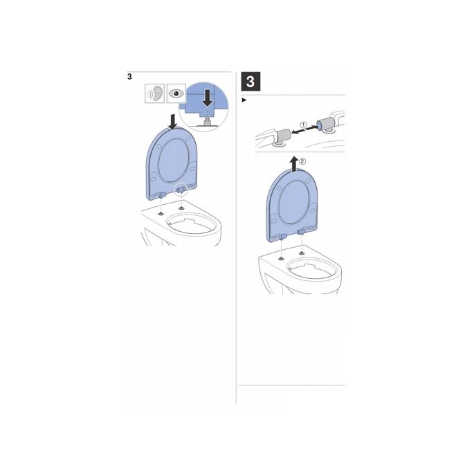 Geberit Icon 500670011 toiletzitting met deksel wit