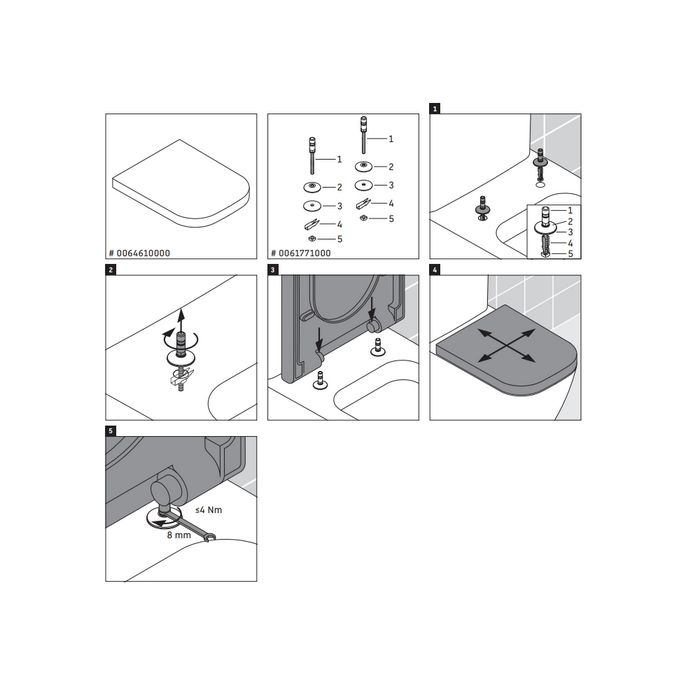 Duravit Happy D.2 0064610000 toiletzitting met deksel wit