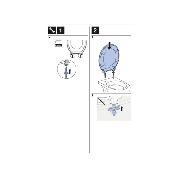 Geberit 300 Comfort 501386001 toiletzitting met deksel wit