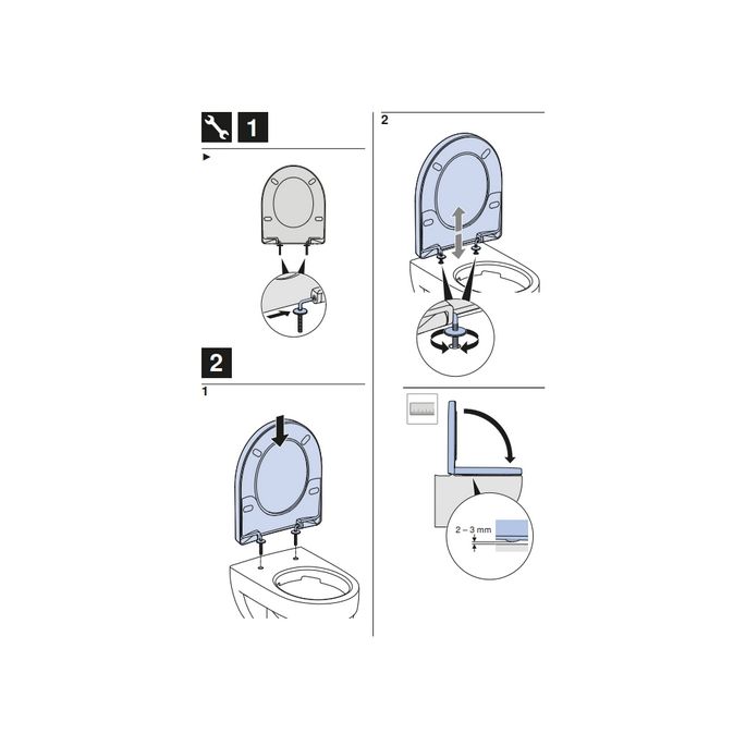 Geberit 300 Kids S8H51102000G toiletzitting (kinderzitting) met deksel wit