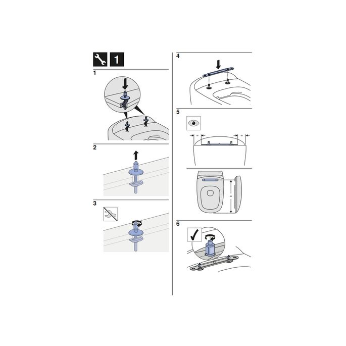 Geberit Citterio 500540011 toiletzitting met deksel wit