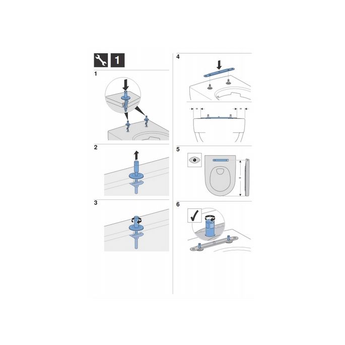 Geberit Icon 574120000 toiletzitting met deksel wit