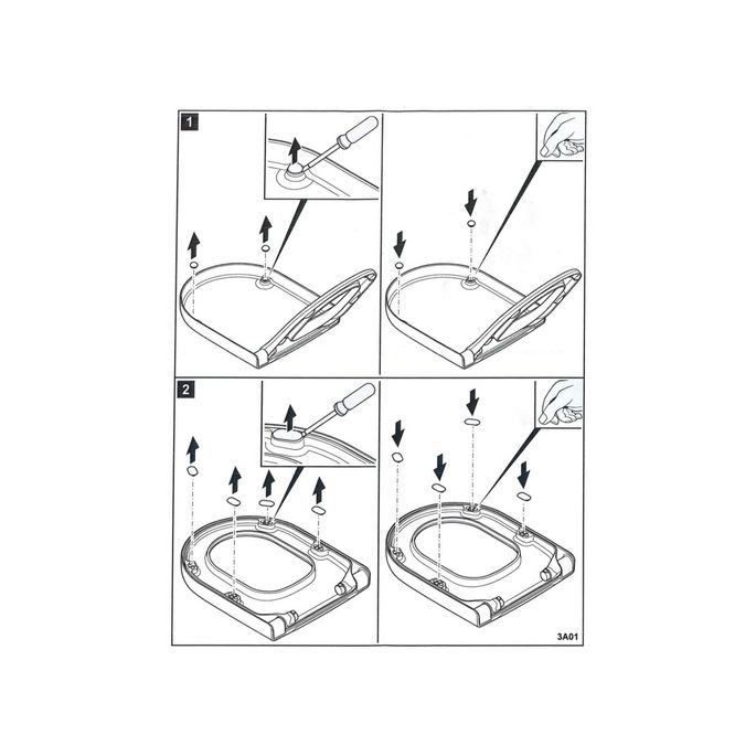 Villeroy en Boch Architectura - Avento - Subway - Subway 2.0 92248600 buffers rond en ovaal