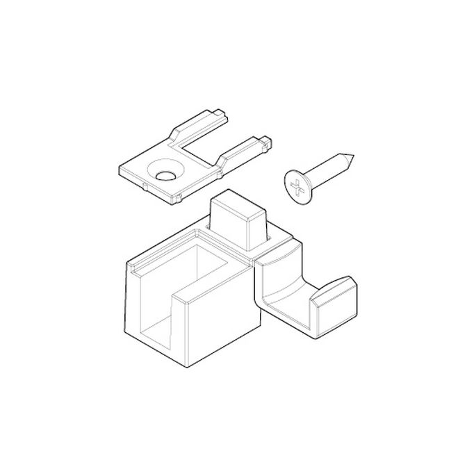 Novellini R06BXMOD1-K ondergeleider chroom