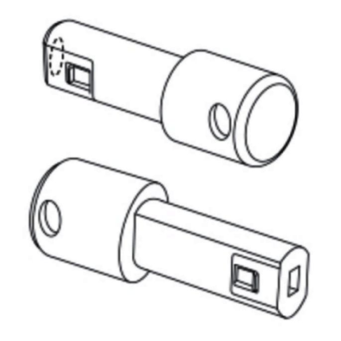 Pressalit A9325 softclose demperset t.b.v. toiletzitting