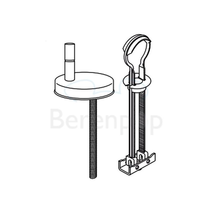 Villeroy en Boch Hommage 8809S1R3 toiletzitting met deksel pergamon *niet meer leverbaar*