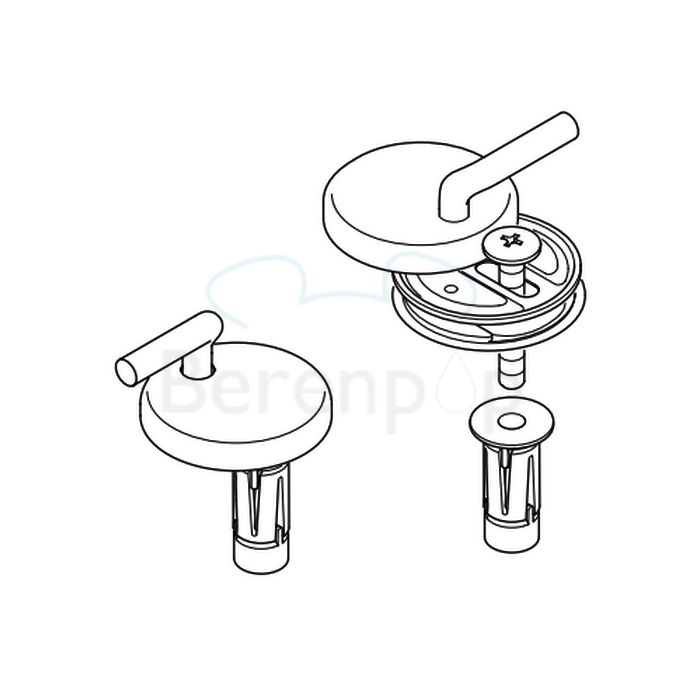 Villeroy en Boch O.Novo 9M406101 toiletzitting met deksel wit