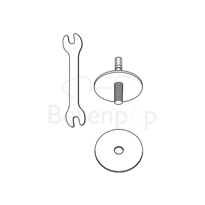 Villeroy en Boch Subway 2.0 Compact 9M69S101 toiletzitting met deksel wit