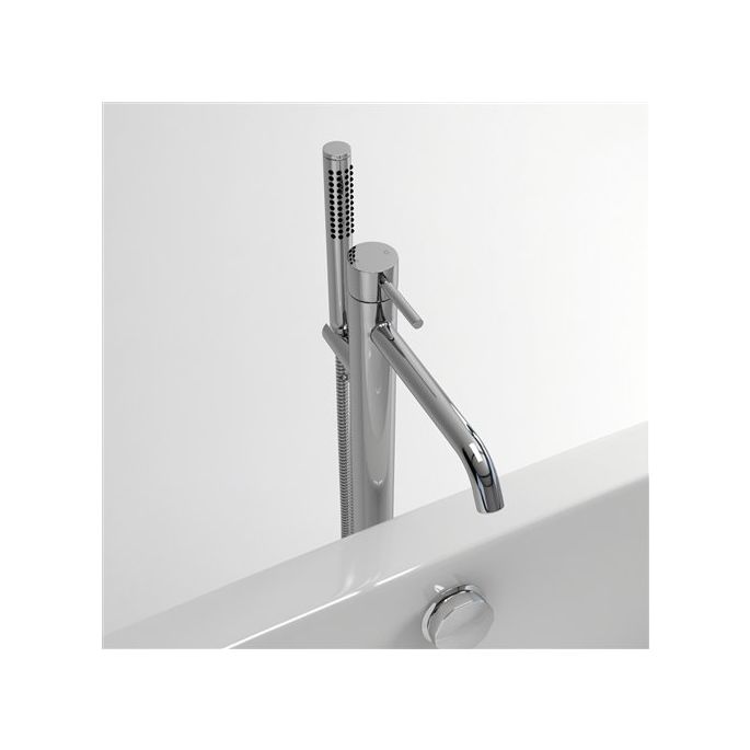 Clou Xo CL060401329 type 13 vrijstaande badkraan met handdouche chroom