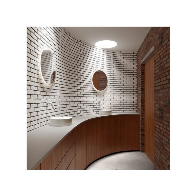 Clou Vale CL0302164 fontein 22cm zonder kranenbank mat wit keramiek