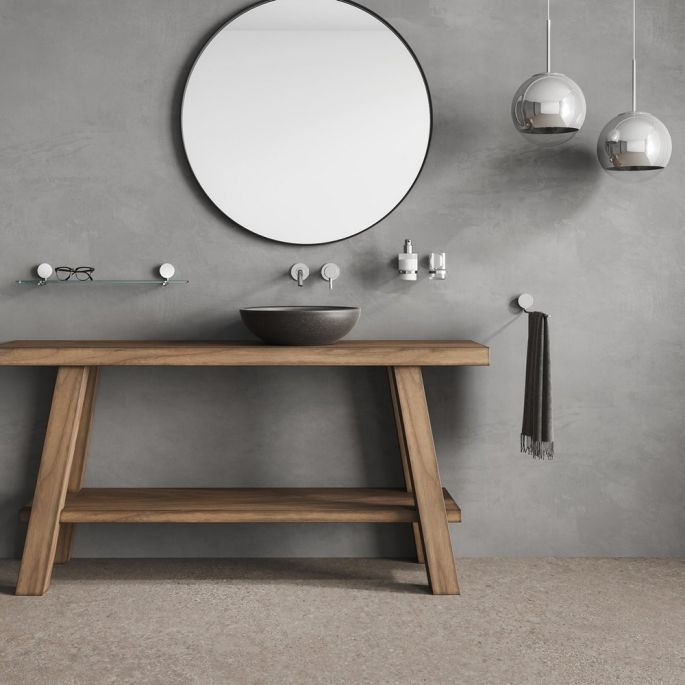 Geesa Opal Chrome 917205-02 handdoekrek 1 arm chroom