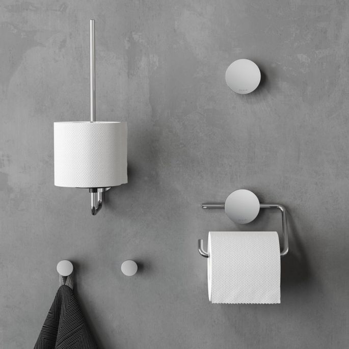 Geesa Opal Chrome 917209-02 toiletrolhouder zonder klep chroom