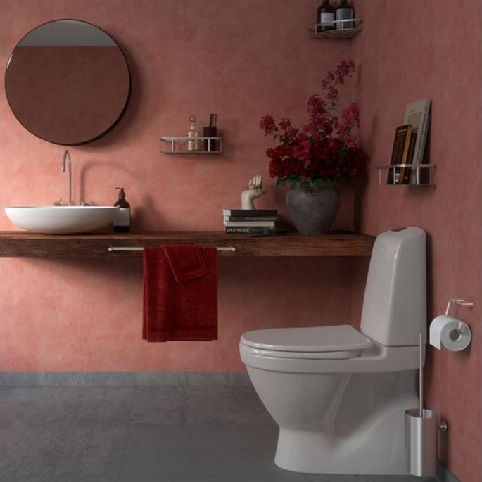 Pressalit Choice Q10550 dubbele handdoekhouder 60cm glanzend staal