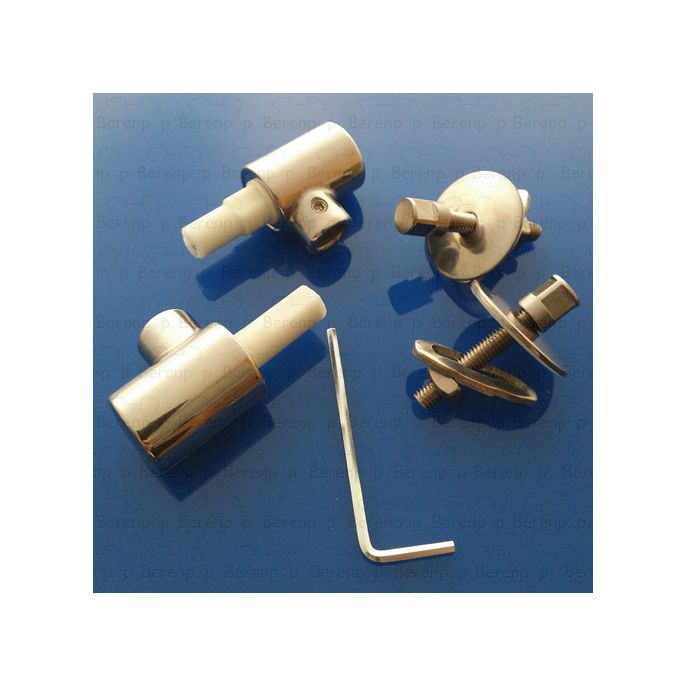 Keramag 4U - iCon - Renova Nr. 1 - Renova Nr. 1 Plan 598134000 set van 2 scharnieren voor toiletzitting chroom *niet meer leverbaar*